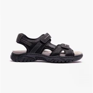 22750-00 Mens Adjustable Sandals Black