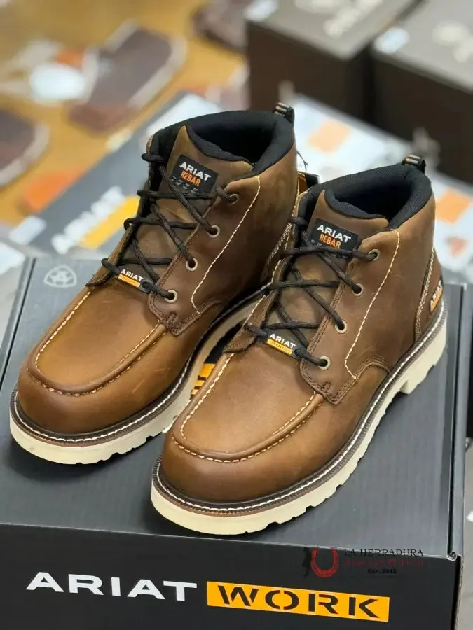 ARIAT REBAR WORK DISTRESSED BROWN