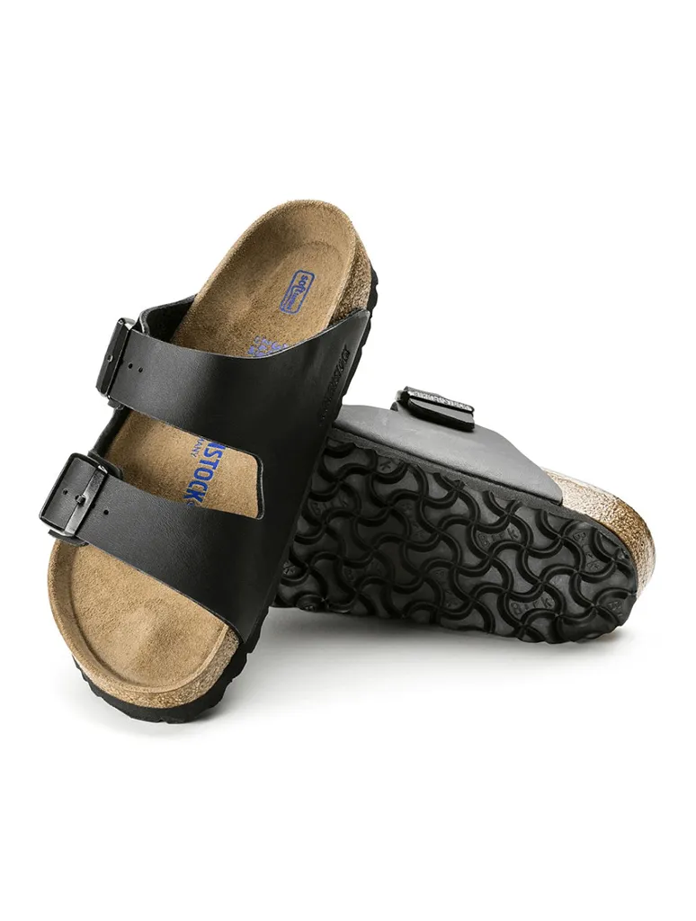 Birkenstock Arizona Soft Footbed Birko-Flor in Black