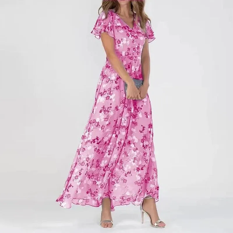 CHARIS | GLAMOROUS TUMMY COVERING DRESS