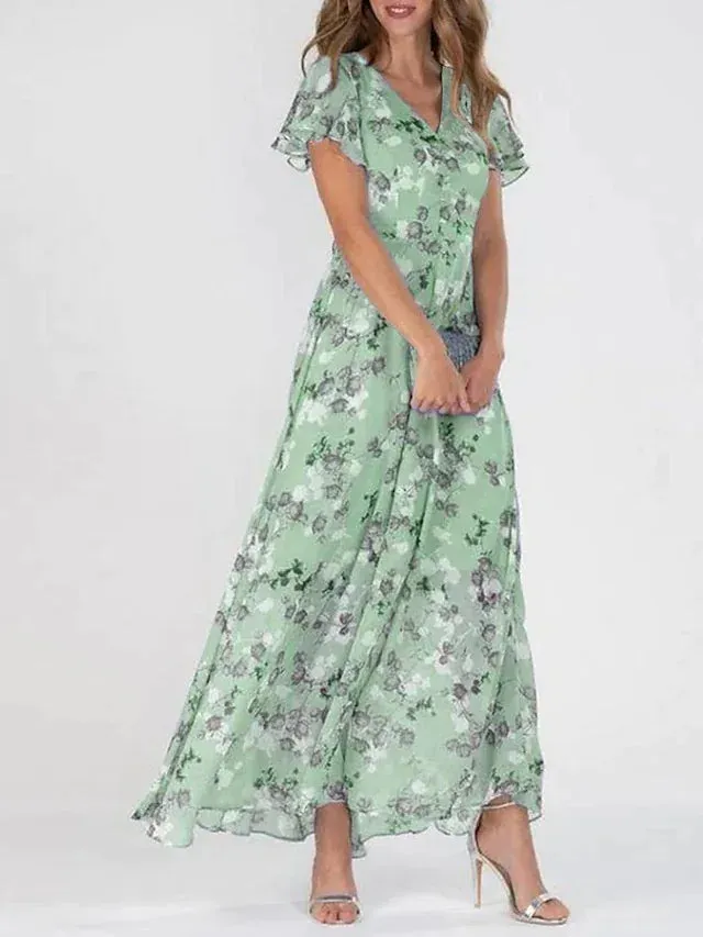 CHARIS | GLAMOROUS TUMMY COVERING DRESS