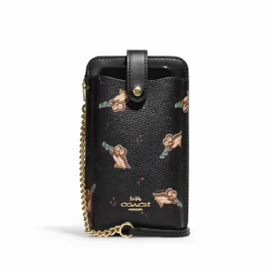 Coach Women's Phone Crossbody With Penguin Print