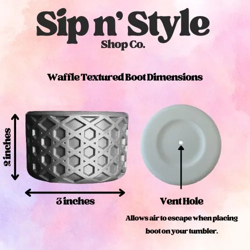 Cookies n' Cream Shimmer | Waffle | Silicone Boot