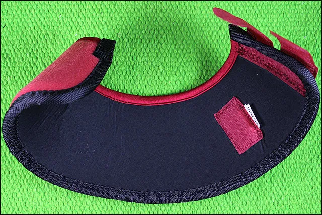 Crimson Medium Professional'S Choice Quick Wrap Horse Bell Boot