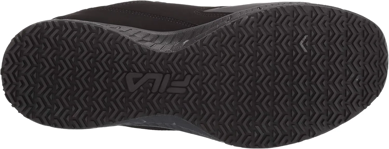 Fila Men's Memory Layers Slip Resistant Work Shoe Food Service