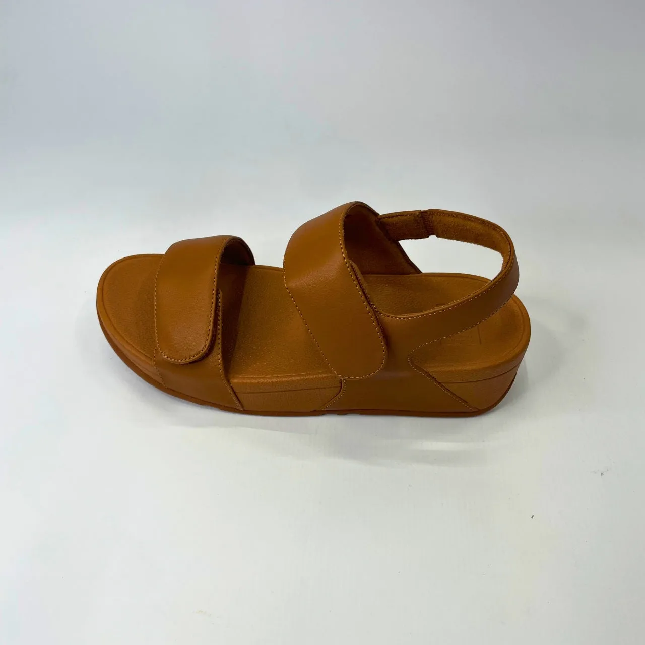 Fitflop LULU ADJUSTABLE LEATHER BACK-STRAP tan sandal