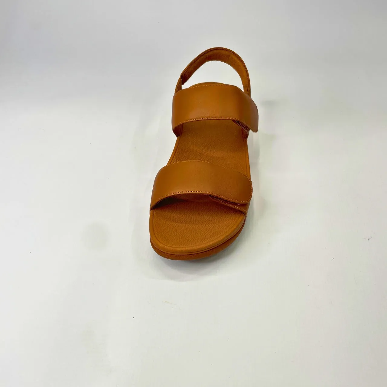 Fitflop LULU ADJUSTABLE LEATHER BACK-STRAP tan sandal