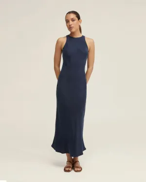 Fleur Cupro Midi Dress