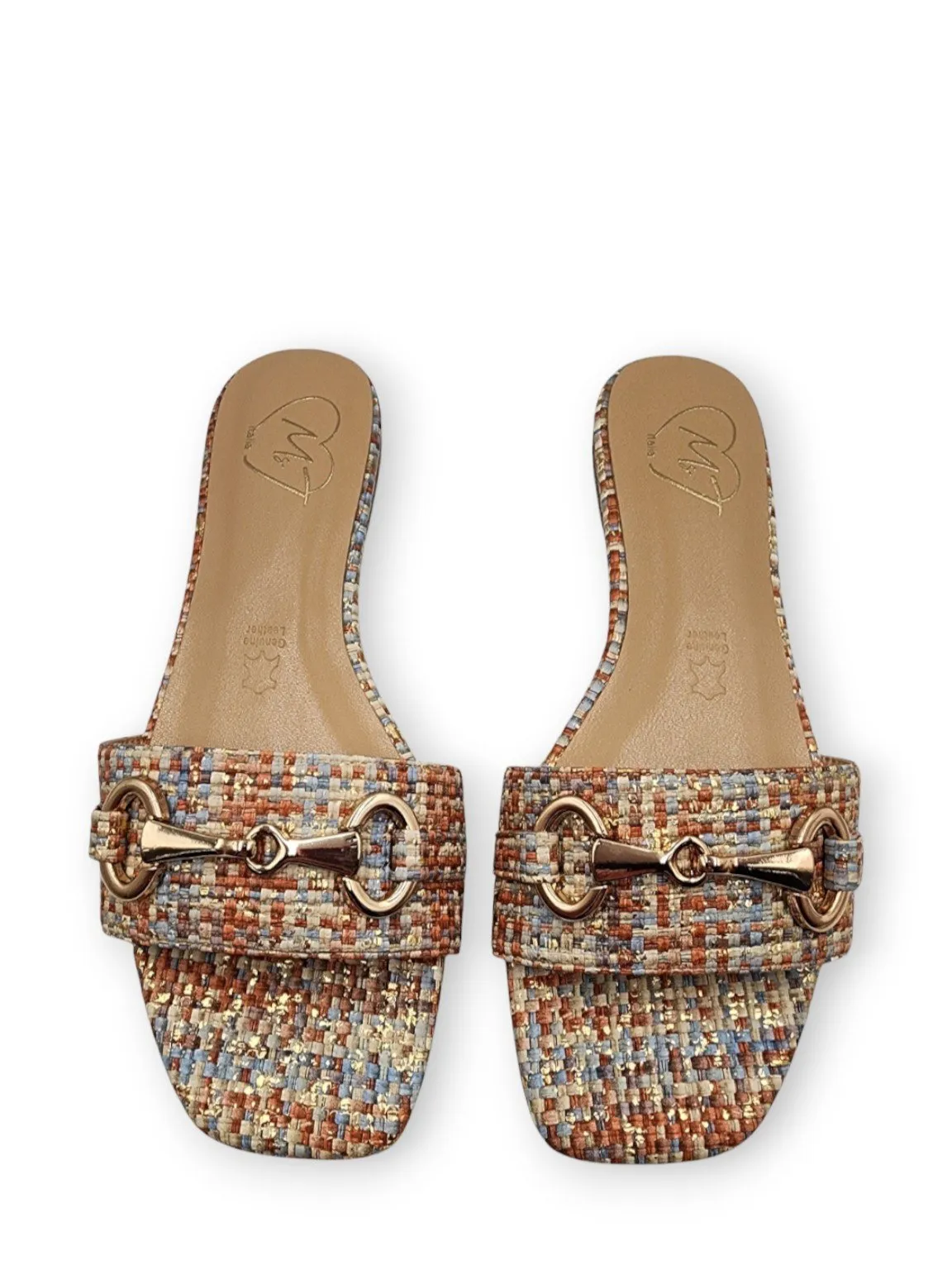 Horsebit Dona Flats Sandals