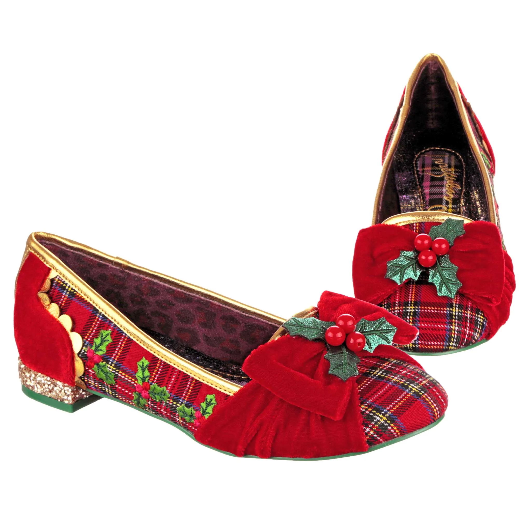 Irregular Choice Womens Hello Holly Flats - Red