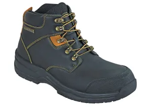 Orthofeet Men Granite Work Boots - Black
