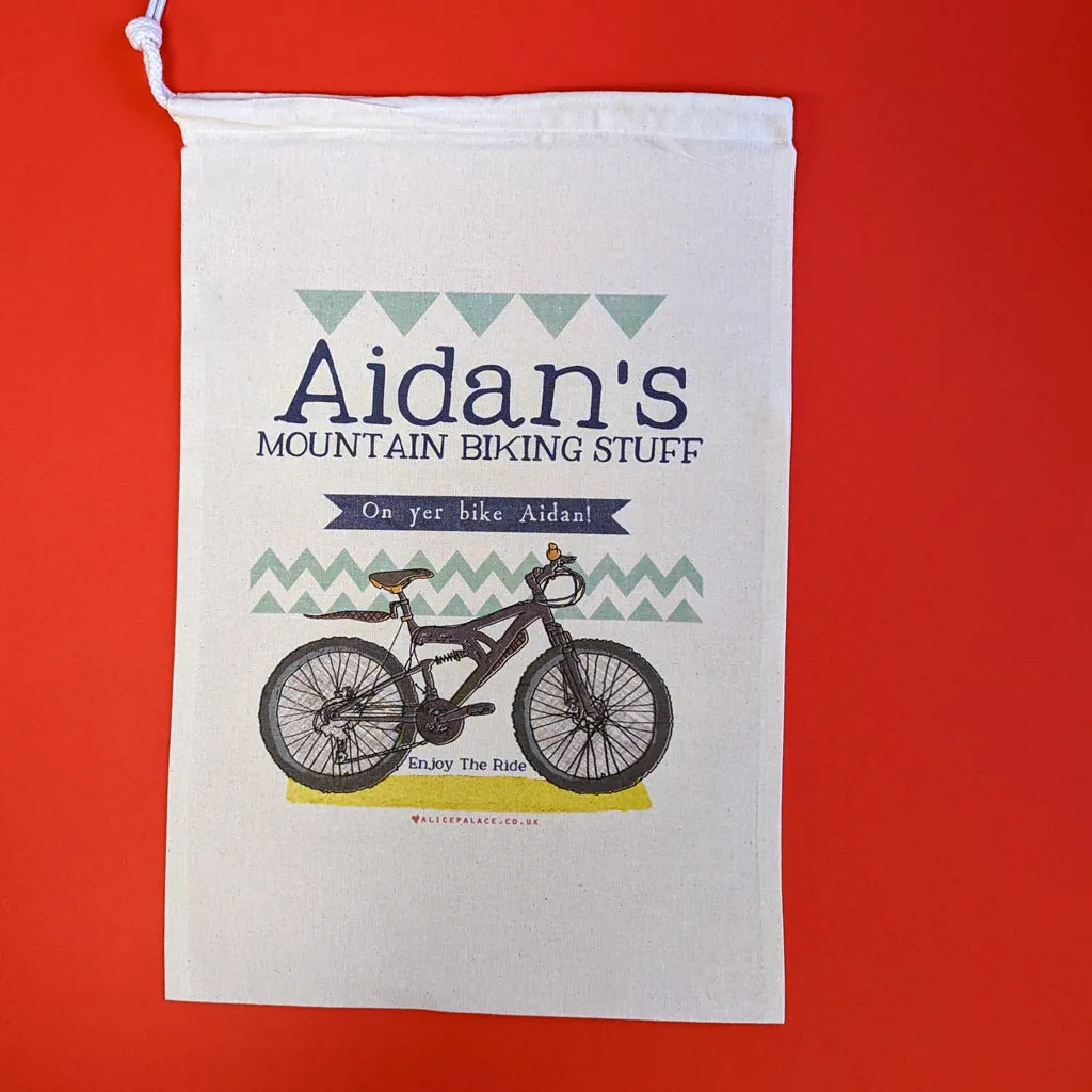 Personalised 'On Yer Bike' Cycling Storage Bag