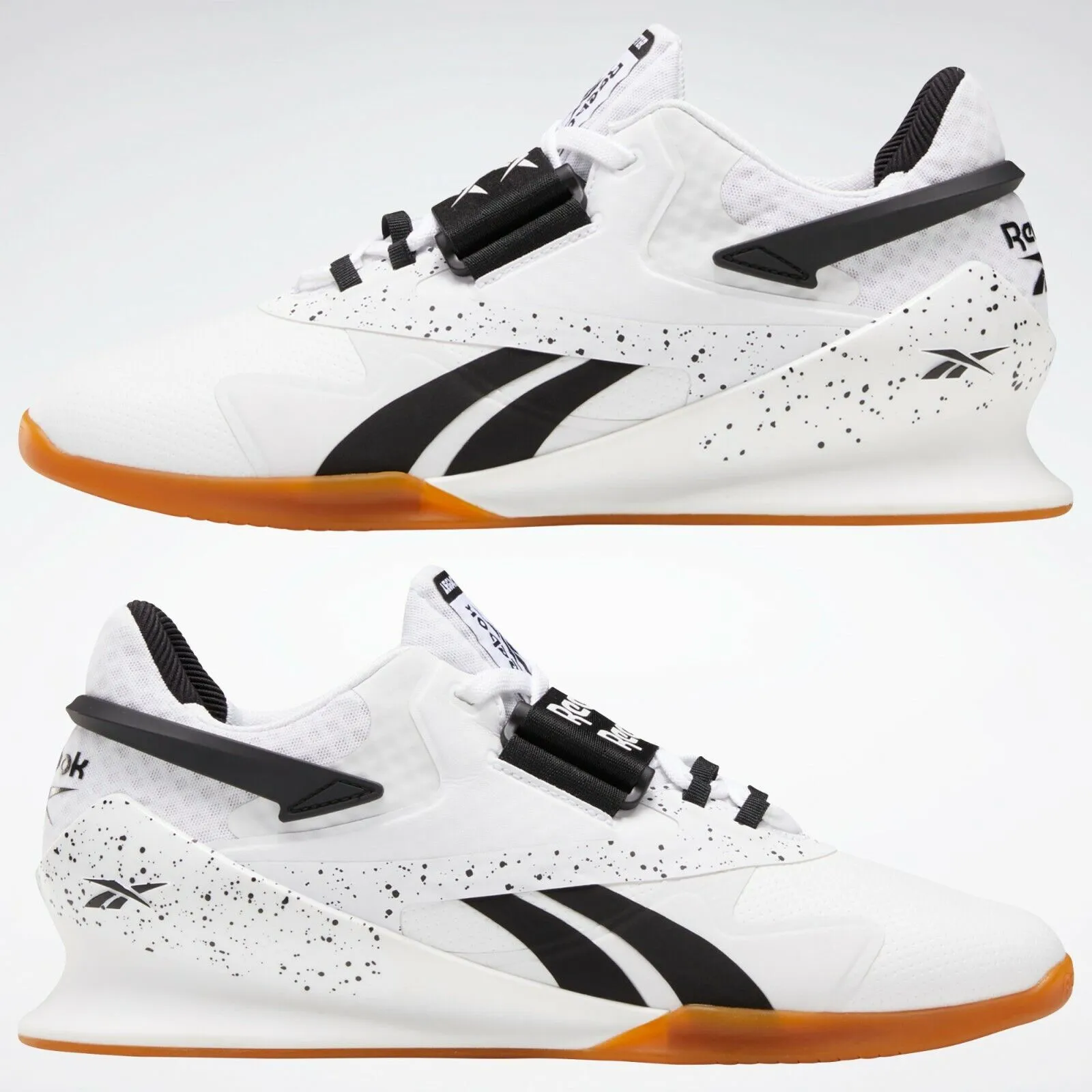 Reebok Legacy Lifter II Mens Weightlifting Shoes Trainers Gym White