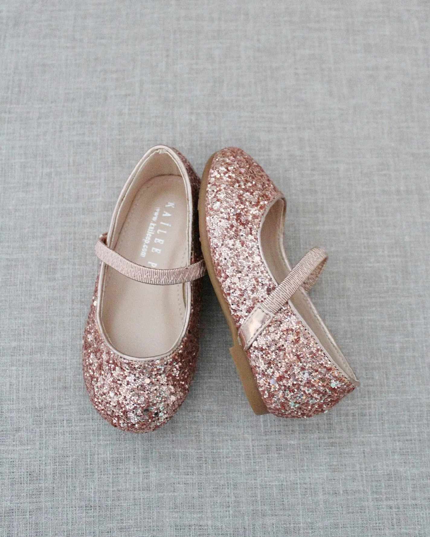 Rock Glitter Mary Jane Flats