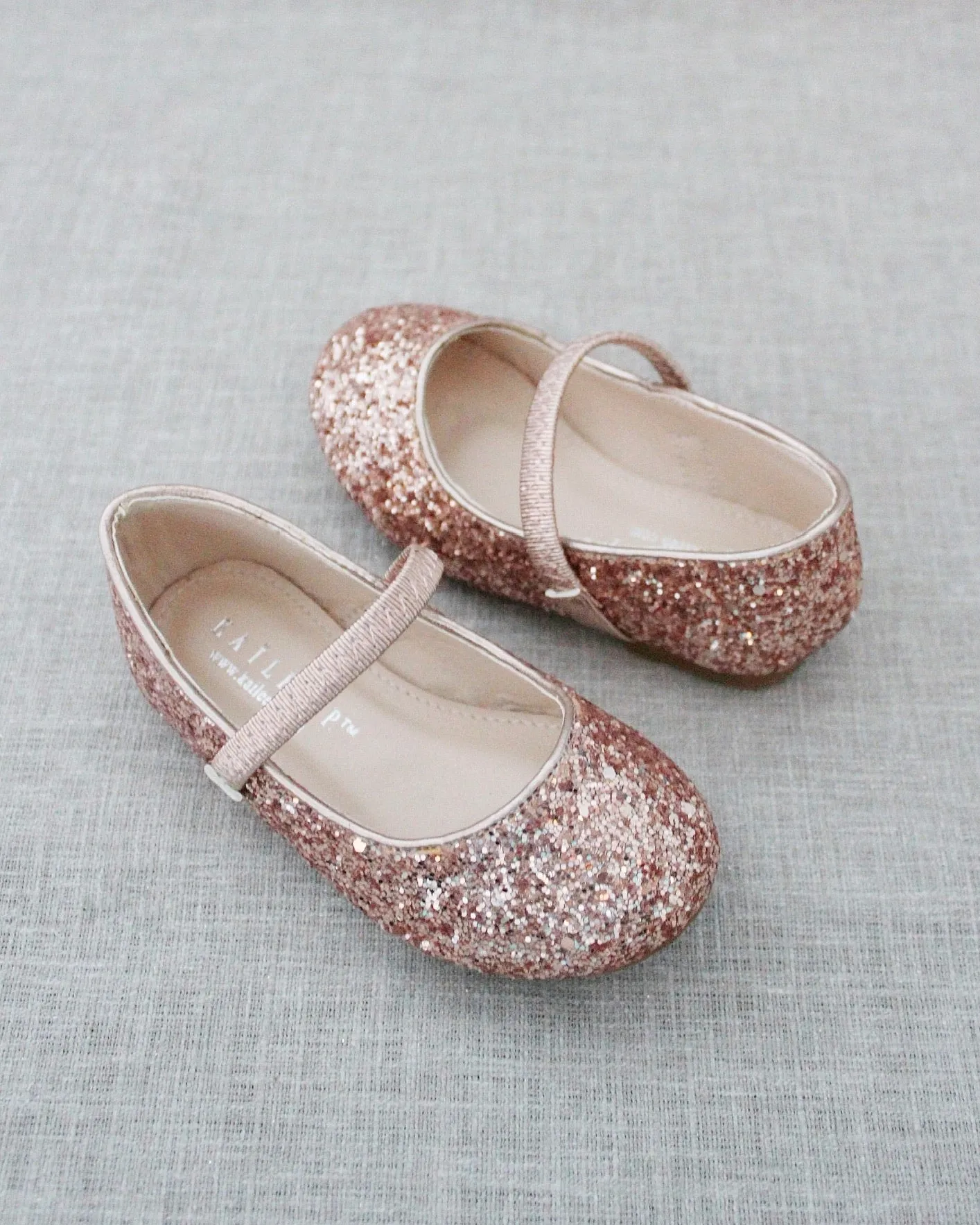 Rock Glitter Mary Jane Flats