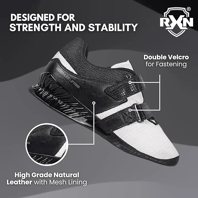 RXN Hercules Weightlifting Shoes for Men and Women - (WLS-4)