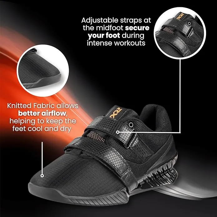 RXN Hercules Weightlifting Shoes for Men and Women - (WLS-4)