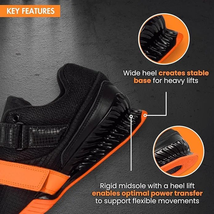 RXN Hercules Weightlifting Shoes for Men and Women - (WLS-4)