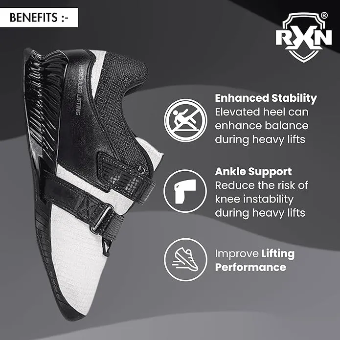 RXN Hercules Weightlifting Shoes for Men and Women - (WLS-4)