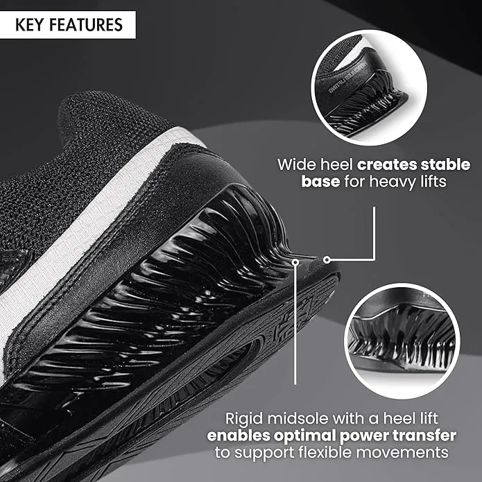 RXN Hercules Weightlifting Shoes for Men and Women - (WLS-4)