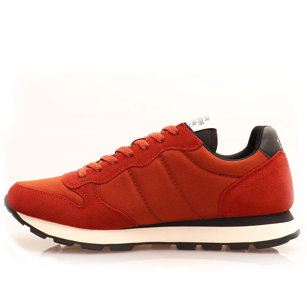 Scarpe Uomo Sun68 Sneakers Tom Solid Nylon Rust - Nero