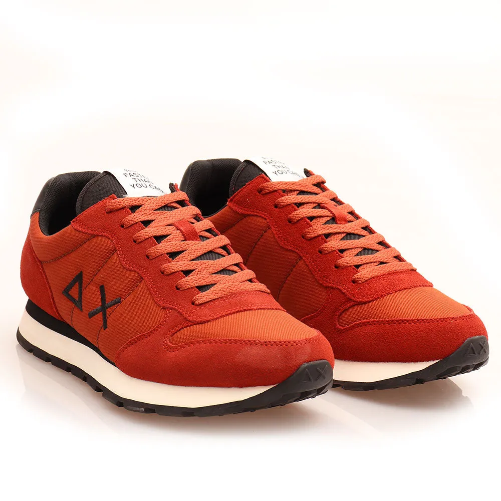 Scarpe Uomo Sun68 Sneakers Tom Solid Nylon Rust - Nero