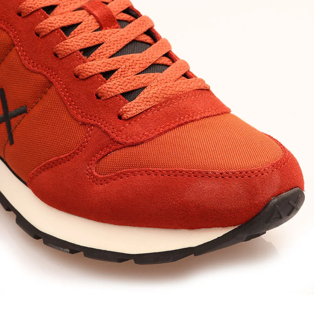 Scarpe Uomo Sun68 Sneakers Tom Solid Nylon Rust - Nero