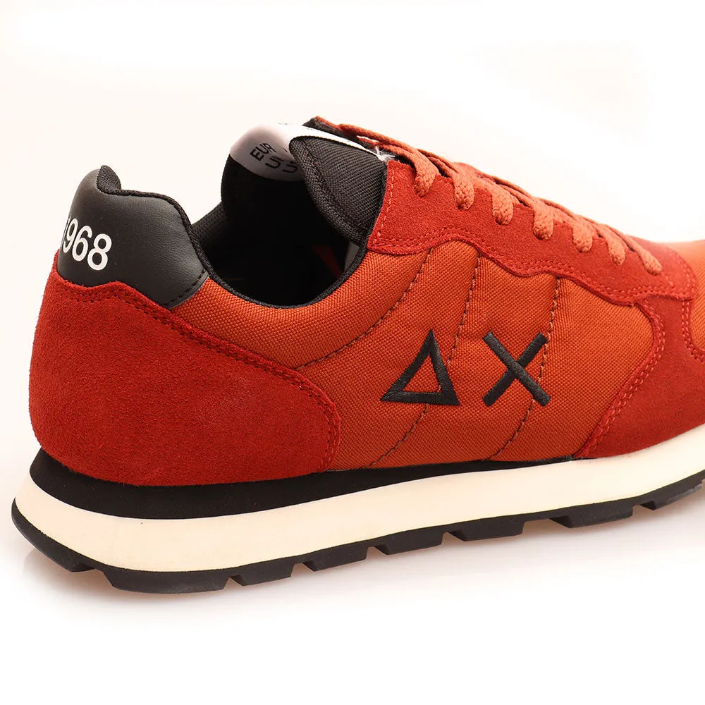 Scarpe Uomo Sun68 Sneakers Tom Solid Nylon Rust - Nero
