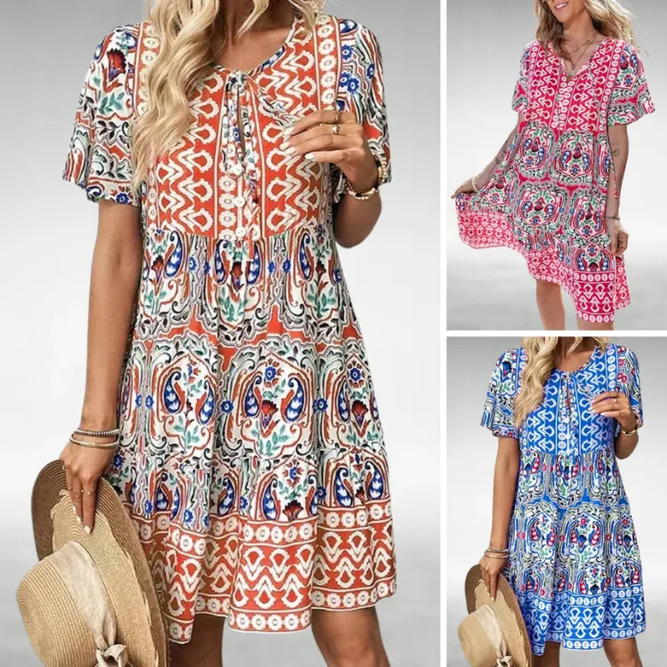 SHINE™ - ELEGANT WOMEN'S FLOWY DRESS