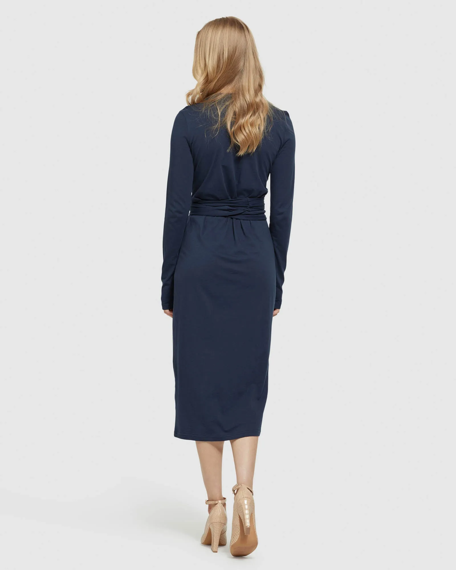 Tess Front Tie Jersey Dress