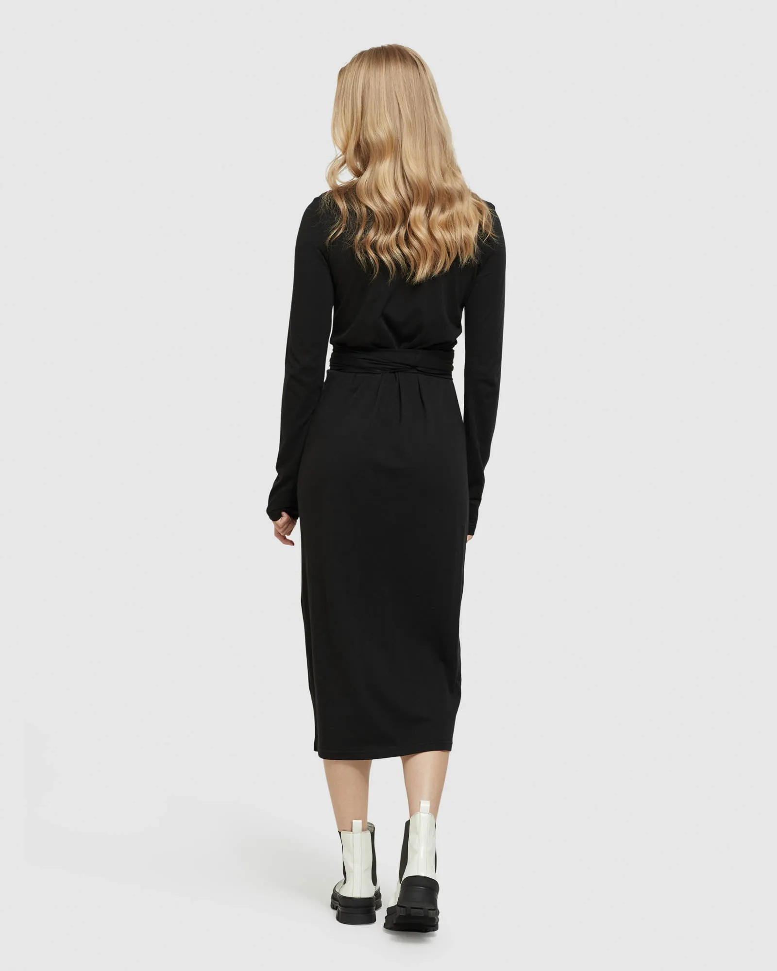 Tess Front Tie Jersey Dress