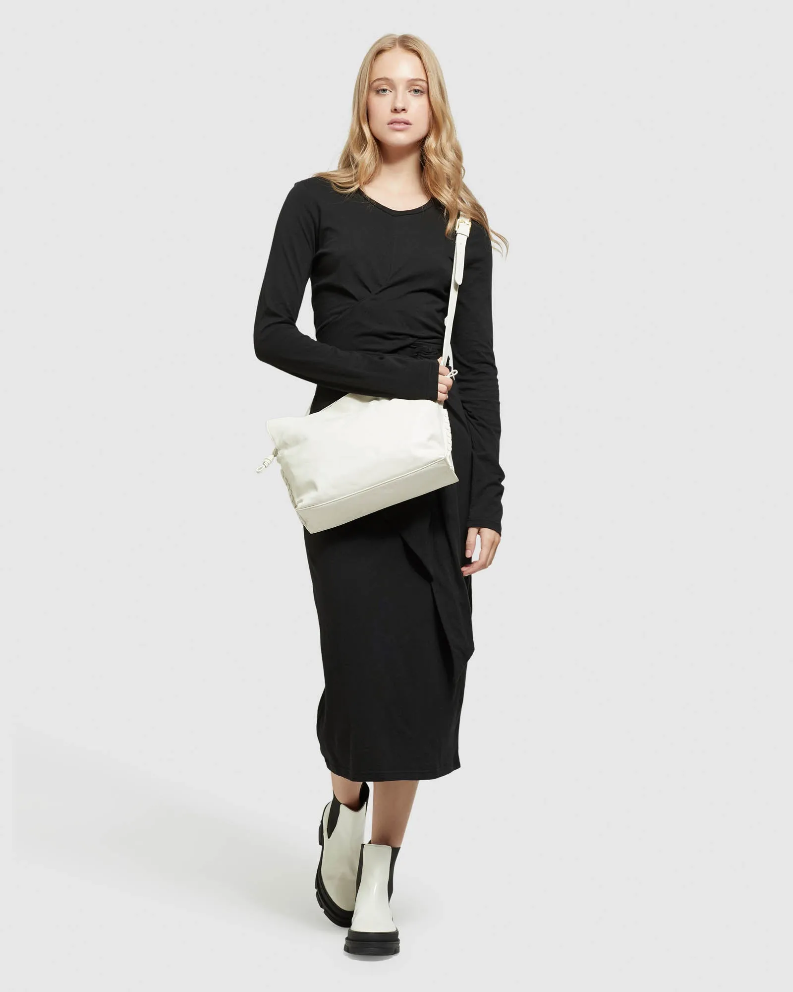 Tess Front Tie Jersey Dress