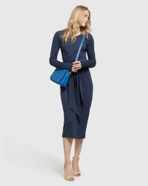 Tess Front Tie Jersey Dress